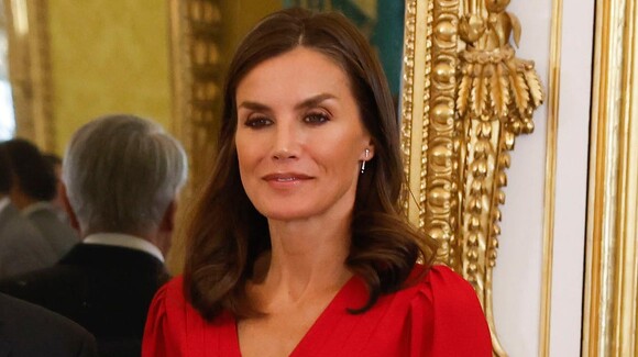 La reine Letizia se rend à Hollywood (et l'annonce avec des bijoux de première qualité et sa robe Cherubina 'red Spain')