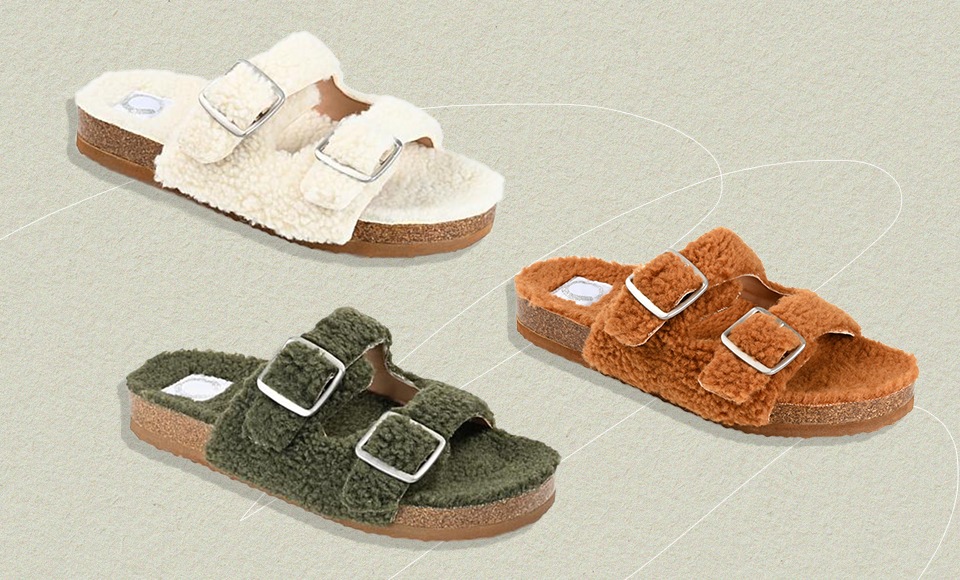 These Birkenstock Arizona Shearling Lookalikes Made Us Do a Double Take — & They’re Under $50