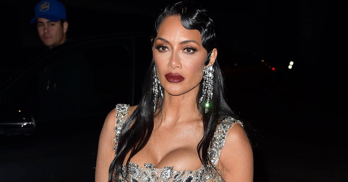 Crystal Naked Dress de Nicole Scherzinger à Los Angeles |  Photos