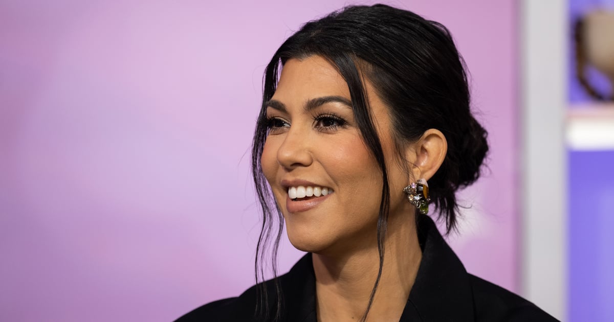 La robe Balmain Renaissance de Kourtney Kardashian