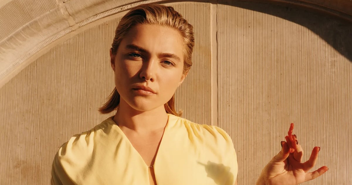 Les robes de Florence Pugh en couverture de Vogue Winter 2023