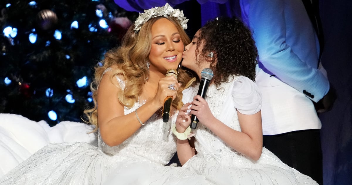 Mariah Carey porte des vestes de ski assorties avec ses jumeaux