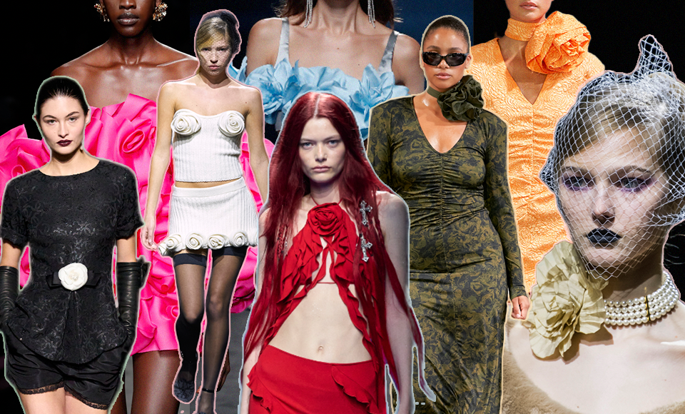 Skip The Bouquet of Roses, The Fashion Crowd Just Wants Floral Appliqués