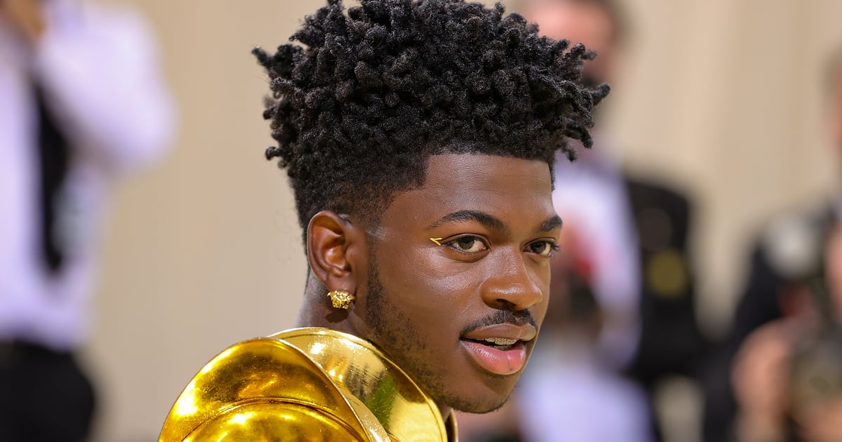 Le maquillage Nose-Bridge de Lil Nas X à la Fashion Week de New York