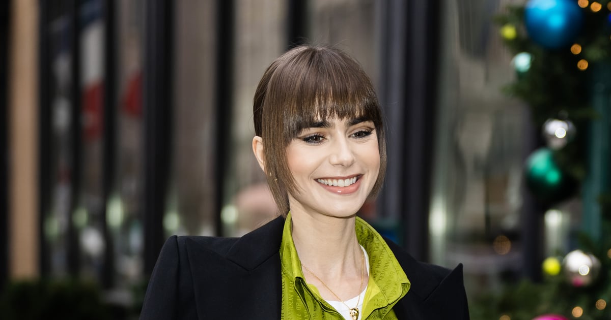 Coupe de cheveux aux méduses de Lily Collins : voir les photos