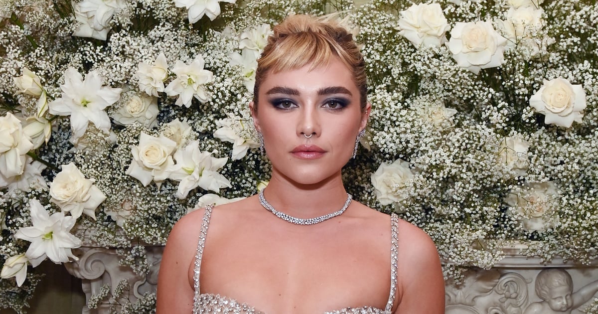 Florence Pugh Sequin Valentino Minirobe à BAFTA Afterparty