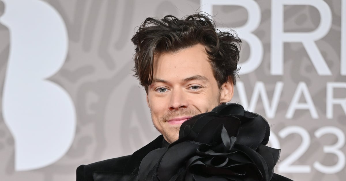 Les cheveux teints de Harry Styles aux Brits 2023