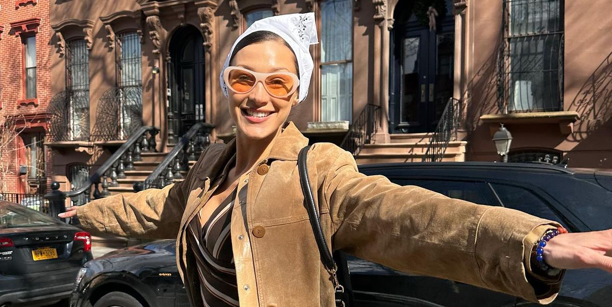 Les lunettes de soleil roses d'inspiration rétro de Bella Hadid sont en vente pour 72 $