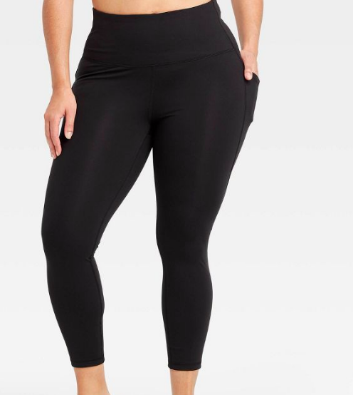 Legging taille haute contour curvy avec taille haute