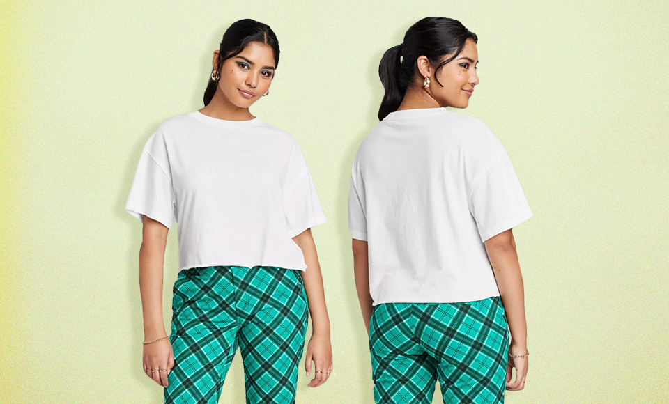 TikTok Found The ‘Perfect’ Slightly Cropped T-Shirt—& It’s Just $10
