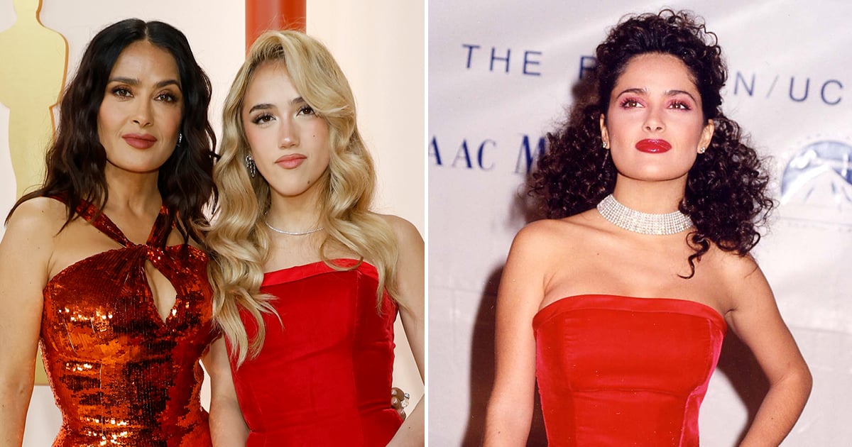 La fille de Salma Hayek emprunte la robe rouge de sa mère pour les Oscars