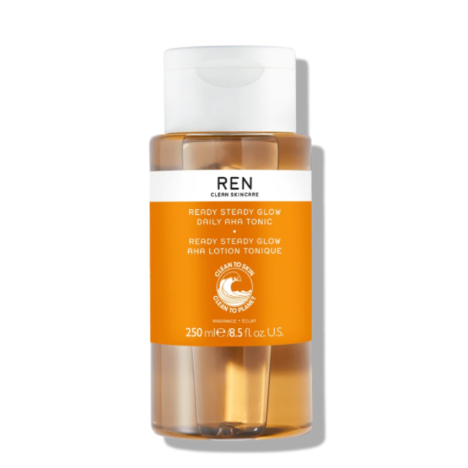 Tonique AHA quotidien Ready Steady Glow de REN Skincare