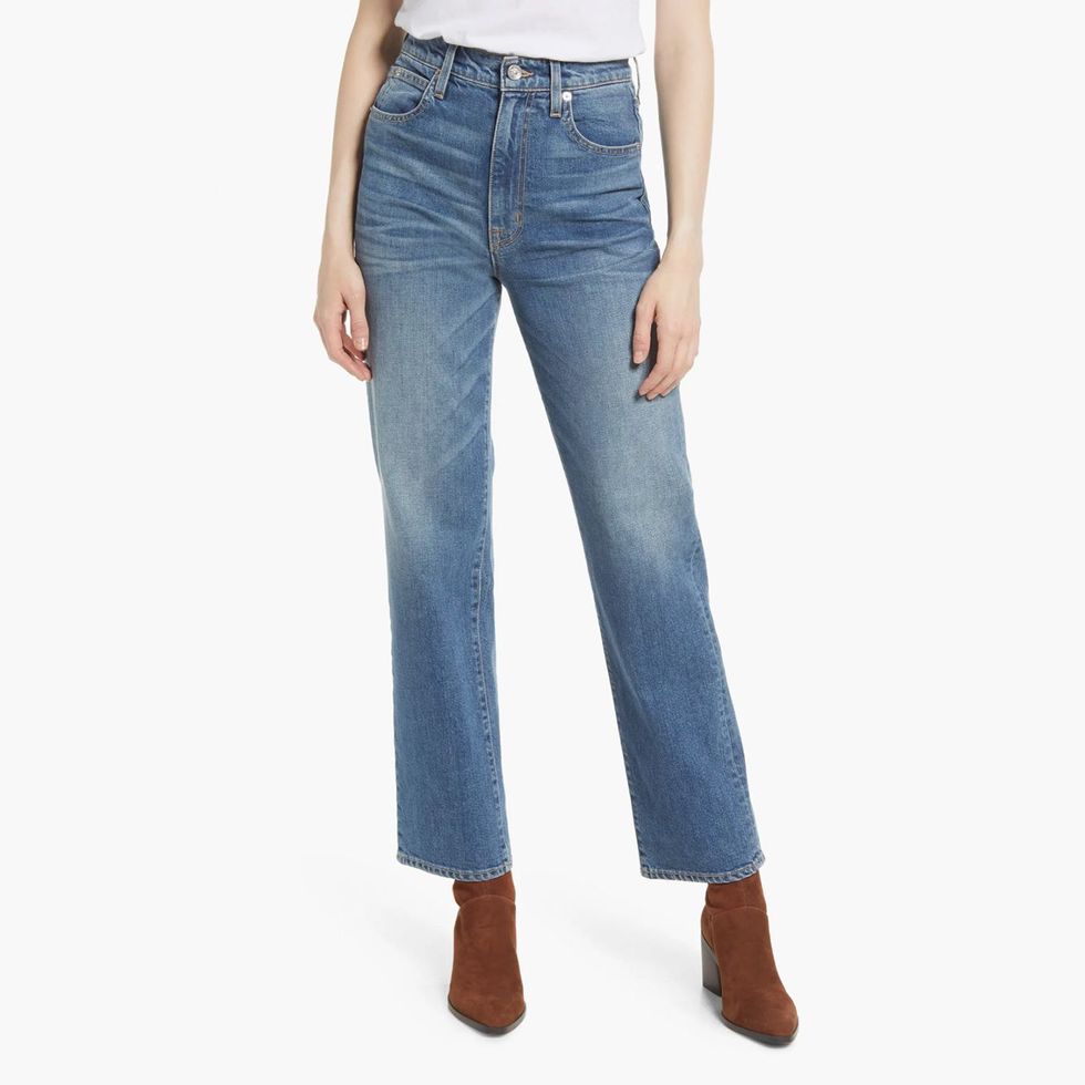 Jean droit taille haute London