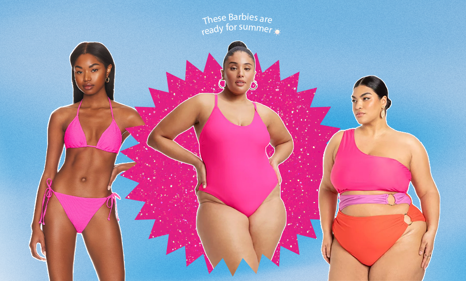 12 Hot Pink Swimsuit Ideas, Inspired By Barbiecore