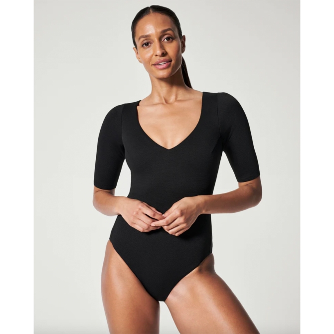 Maillot de bain une pièce à manches longues Spanx