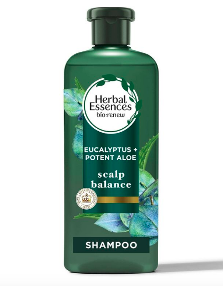 Shampooing sans sulfate Herbal Essences Bio:renew pour équilibrer le pH du cuir chevelu
