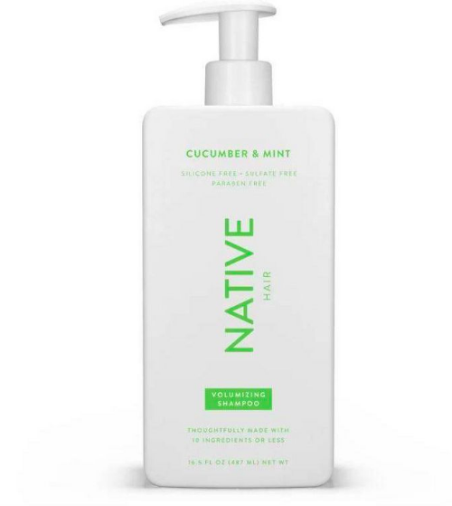 Shampoing Native Vegan Concombre Menthe Volume
