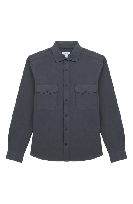 REISS Arlo Surchemise boutonnée en toile de coton
