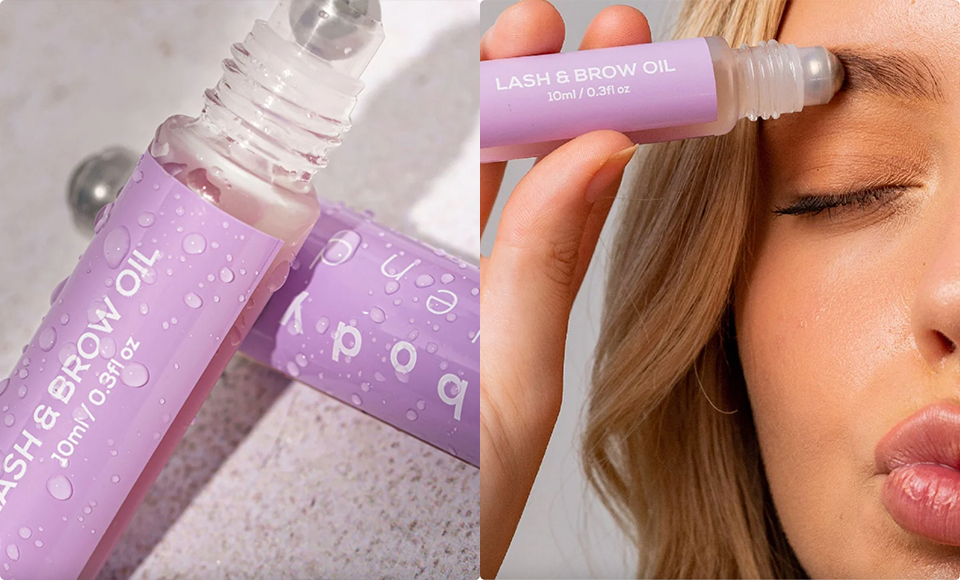 This $26 Roll-On Oil Delivers Visible Growth to Sparse Lashes & Brows Within 28 Days