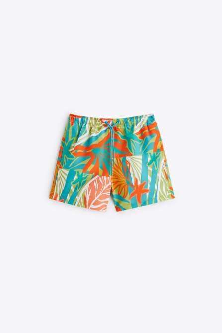 Maillot de bain imprimé tropical Zara