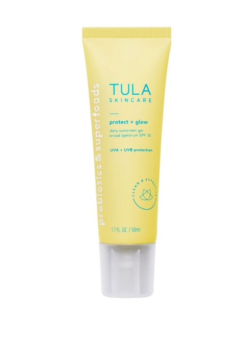 Gel solaire quotidien à large spectre FPS 30 Tula Protect + Glow