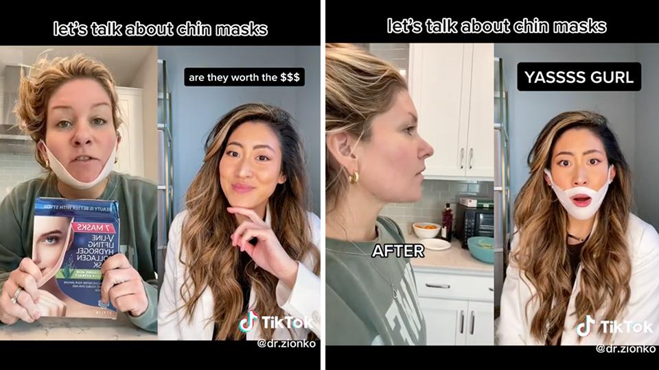 This $10 Skin-Tightening Chin Mask Sold Out 3 Times—Here’s Where to Buy It