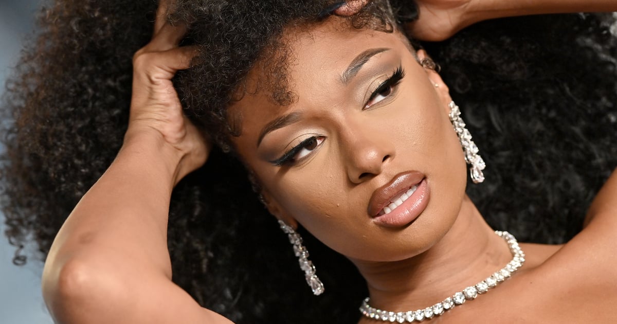 Robe nue en strass personnalisée de Megan Thee Stallion
