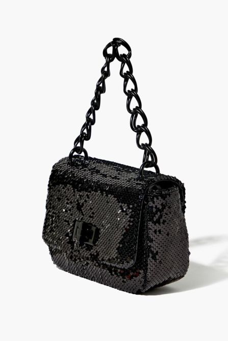 Sac à main à chaîne à sequins Forever21
