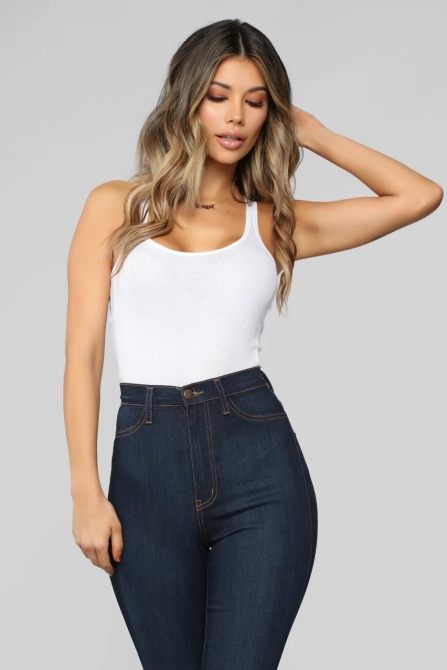 Débardeur blanc Fashion Nova