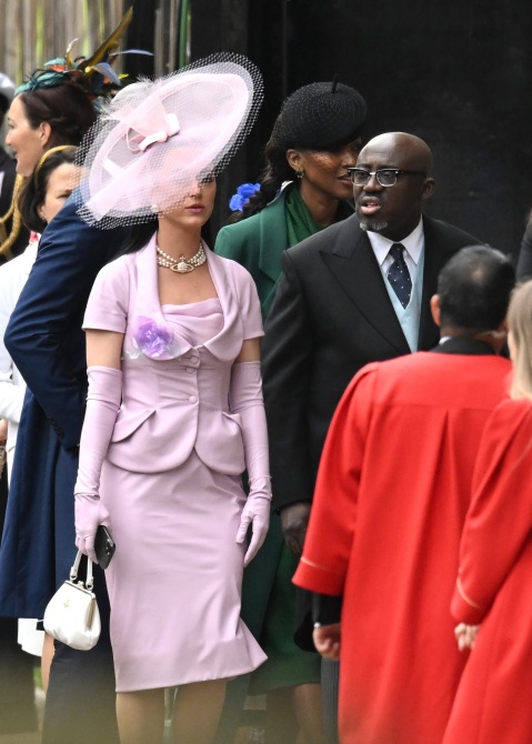 Katy Perry au couronnement du roi Charles