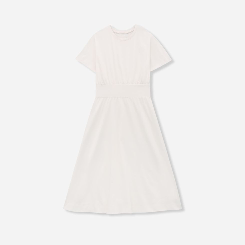 Robe cintrée en coton biologique Robe cintrée en coton bio