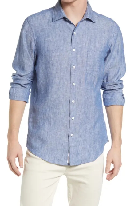 Chemise en lin Rodd & Gunn Seaford