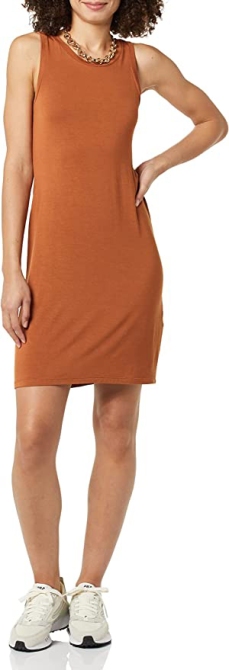 Amazon Essentials Mini-robe débardeur en jersey léger pour femme