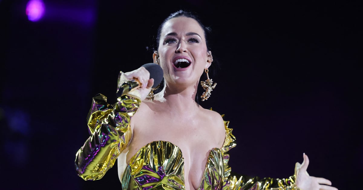 La robe dorée de Katy Perry au King's Coronation Concert
