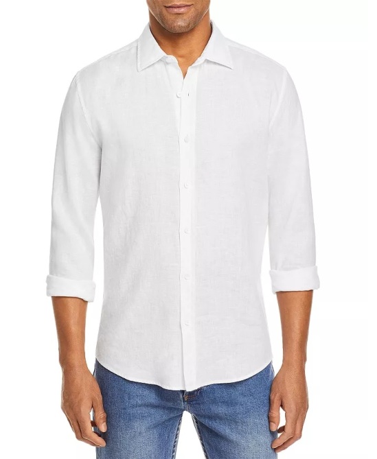 Chemise en chambray de lin de Bloomingdale