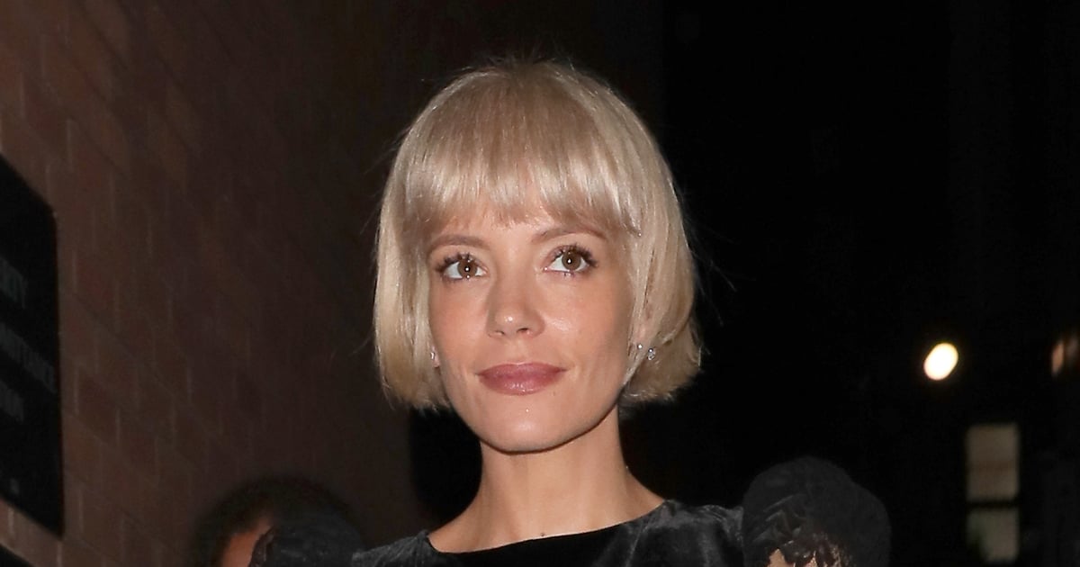 La robe transparente Alessandra Rich de Lily Allen