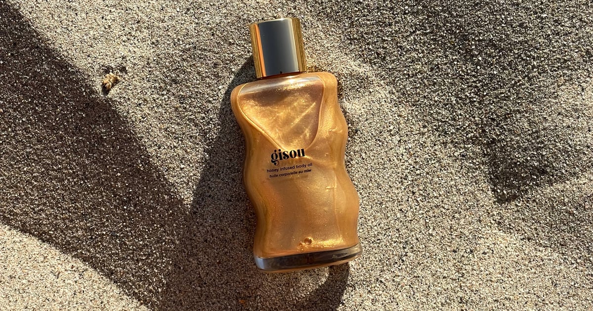 Examen de l'huile pour le corps Gisou Golden Shimmer avec photos
