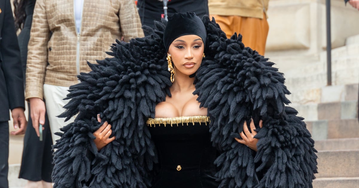 Le look Schiaparelli de la Fashion Week parisienne de Cardi B