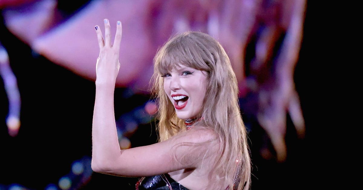 Taylor Swift porte des ongles à éclats de peinture "Speak Now"