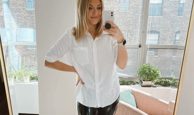 Mon avis sur les leggings en faux cuir verni de Spanx