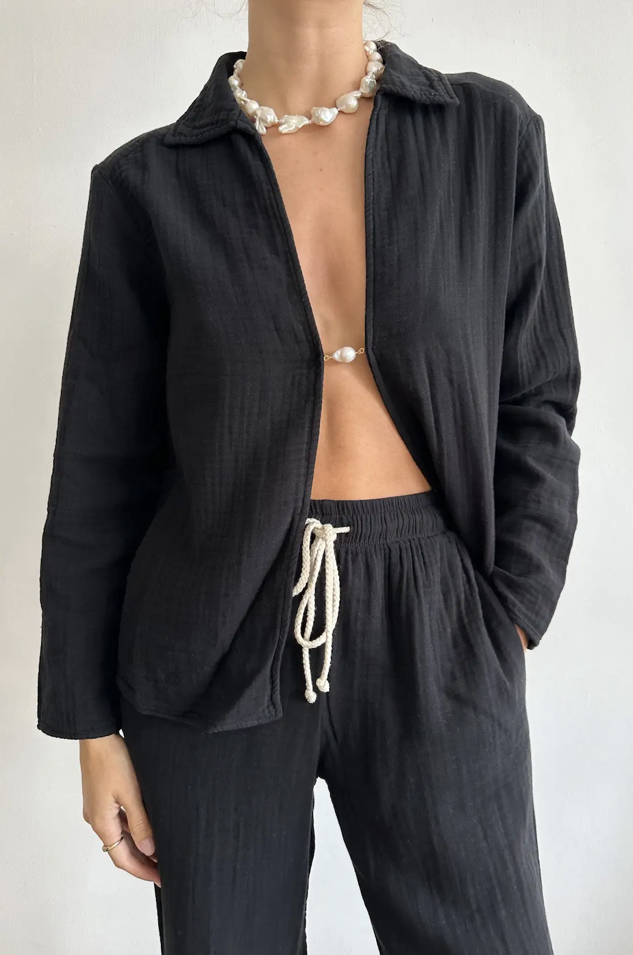 Haut de perles baroques à bulles Haut de perles baroques à bulles