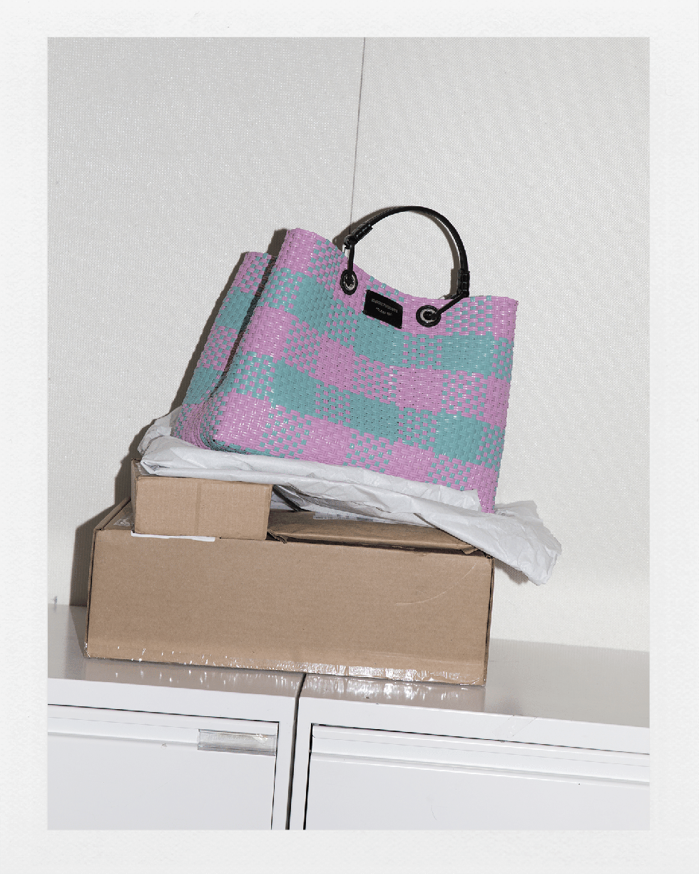 Sac cabas tressé MyEA moyen