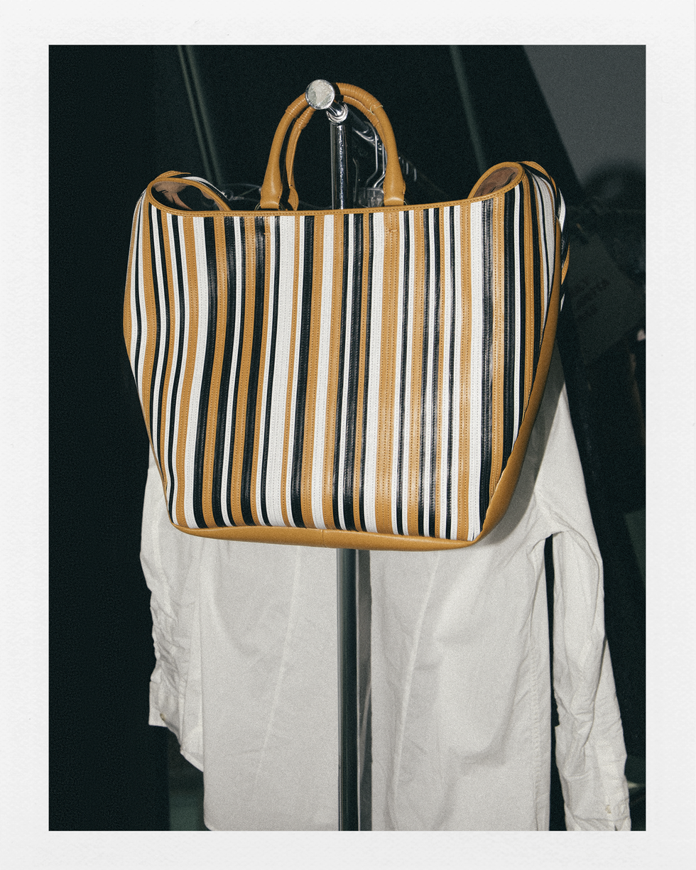 Sac fourre-tout à rayures