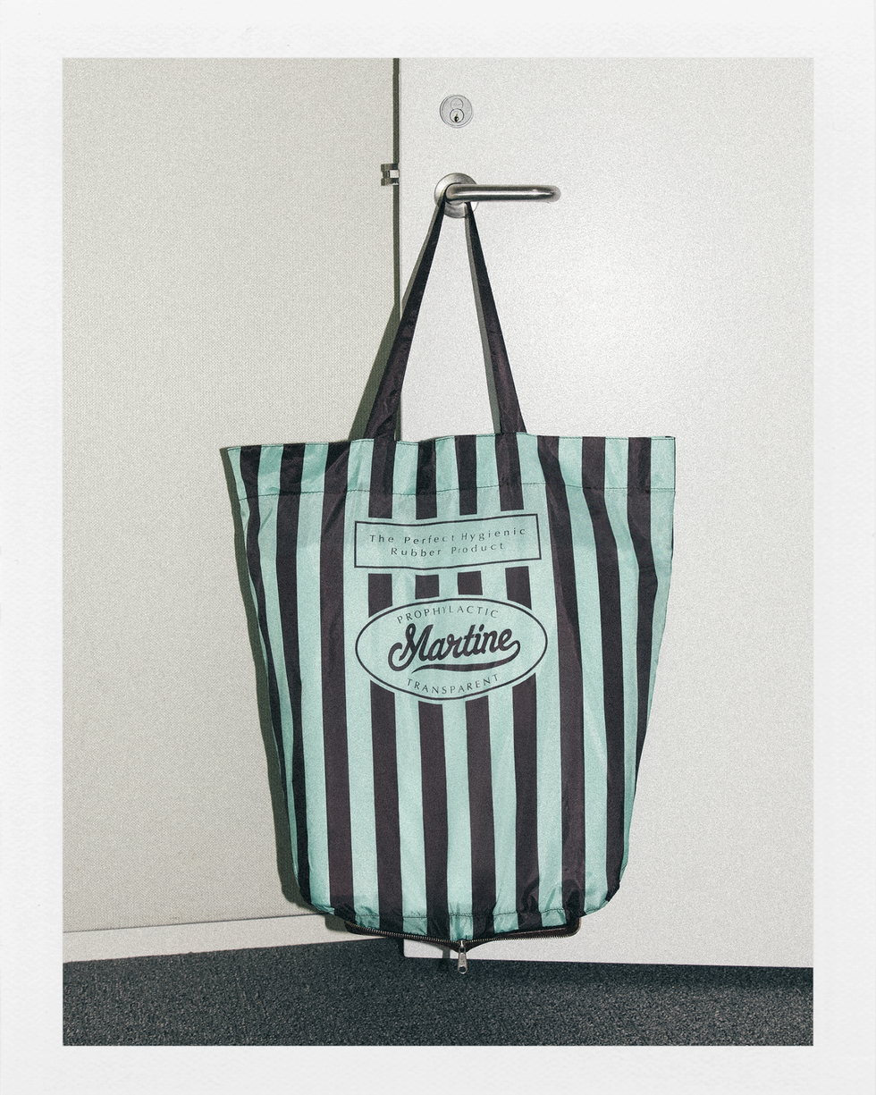 Sac fourre-tout à rayures