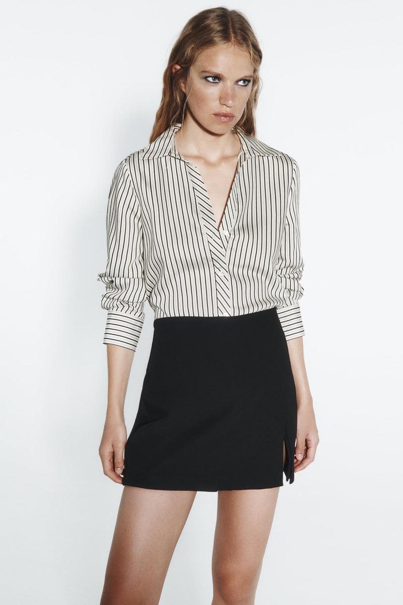 chemise rayée Zara
