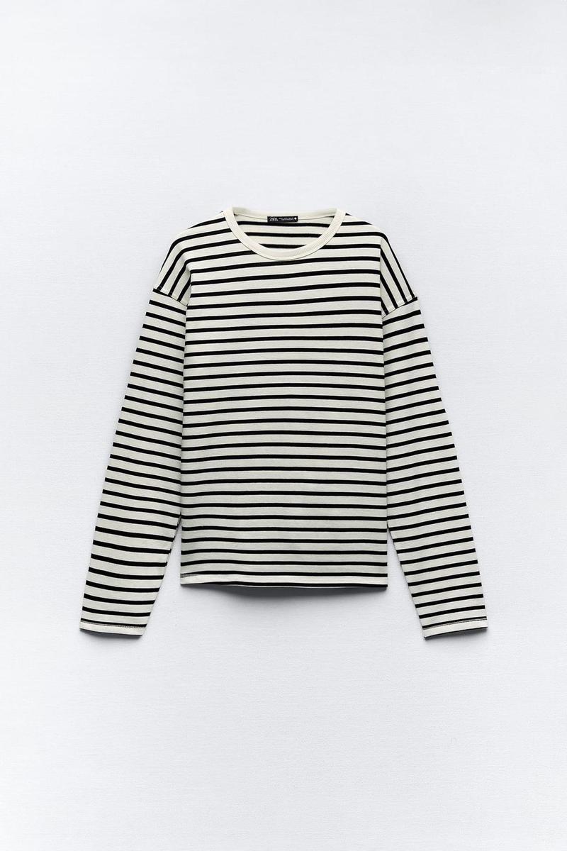 t-shirt rayé Zara