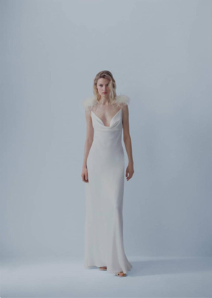 Robe de mariée lingerie Mango