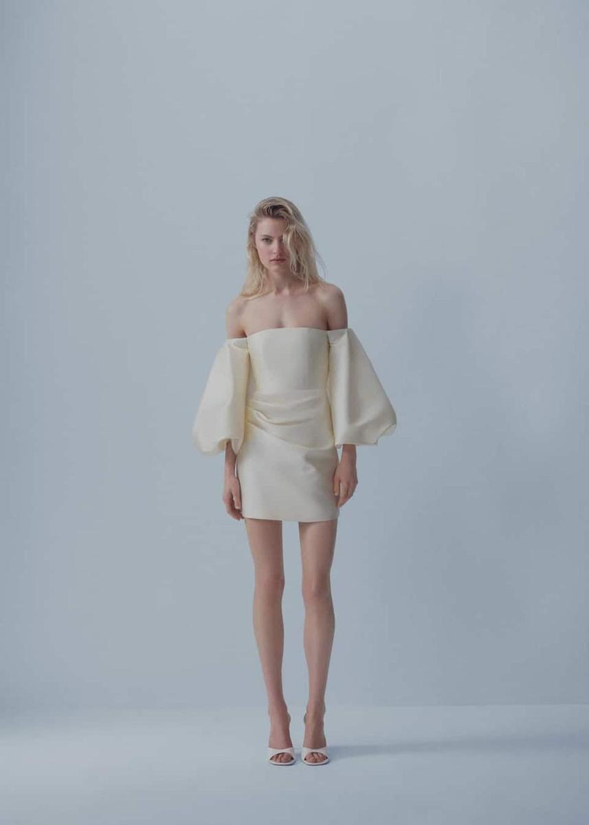 Robe de mariée courte Mango