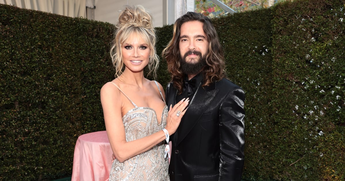 Le haut de bikini et le pantalon à découpes aux hanches d'Heidi Klum