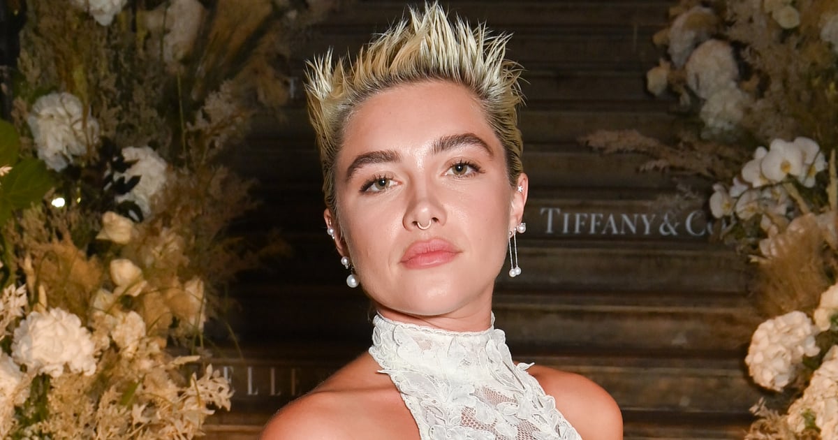 Florence Pugh porte une robe en dentelle transparente aux Elle Style Awards